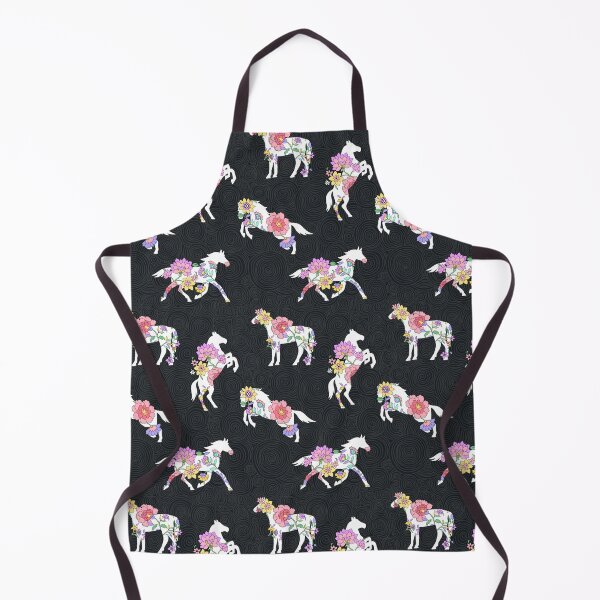 Item preview, Spring Stallion -Black Multi designed and sold by Fabricatemyart.