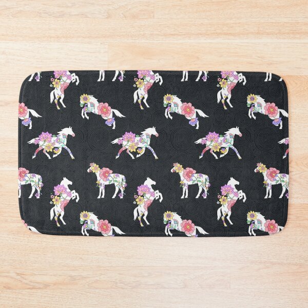 Item preview, Spring Stallion -Black Multi designed and sold by Fabricatemyart.