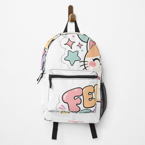 Item preview, Feline Good Sweet Kawaii Cat Wordplay designed and sold by BoosterShop.