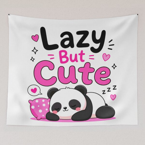 Item preview, Lazy But Cute Sleeping Panda Kawaii Sticker Design designed and sold by ExploreAura Studio.