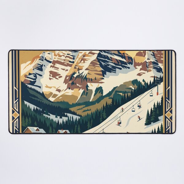 Item preview, Aspen Colorado Vintage Travel Poster designed and sold by Bomax121.