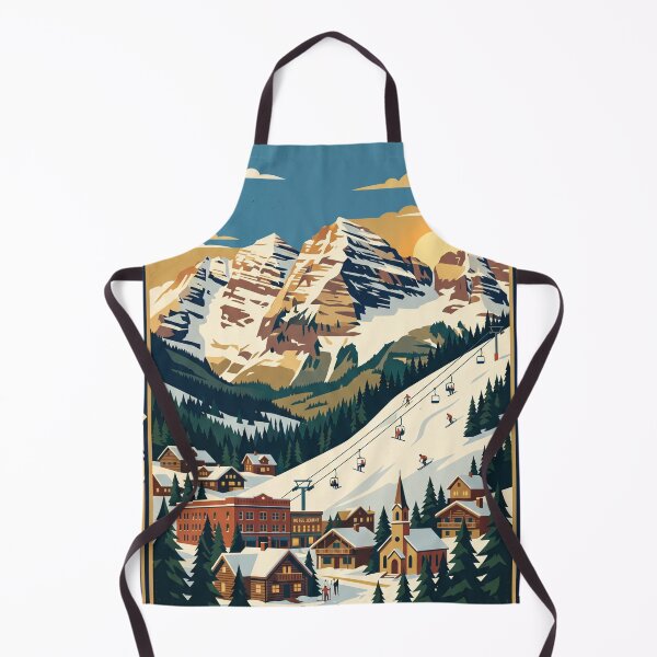 Item preview, Aspen Colorado Vintage Travel Poster designed and sold by Bomax121.