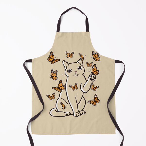 Item preview, Cat and Butterflies designed and sold by Wlaurence.