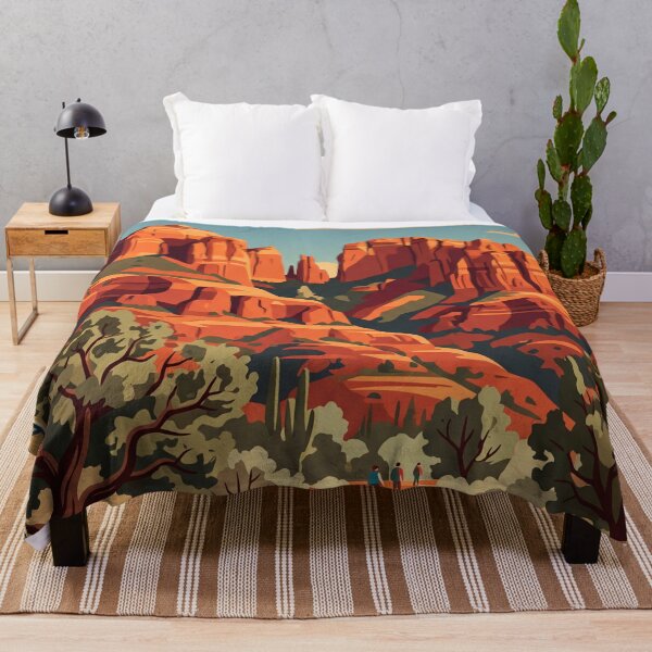 Item preview, Sedona Arizona Vintage Travel Poster designed and sold by Bomax121.