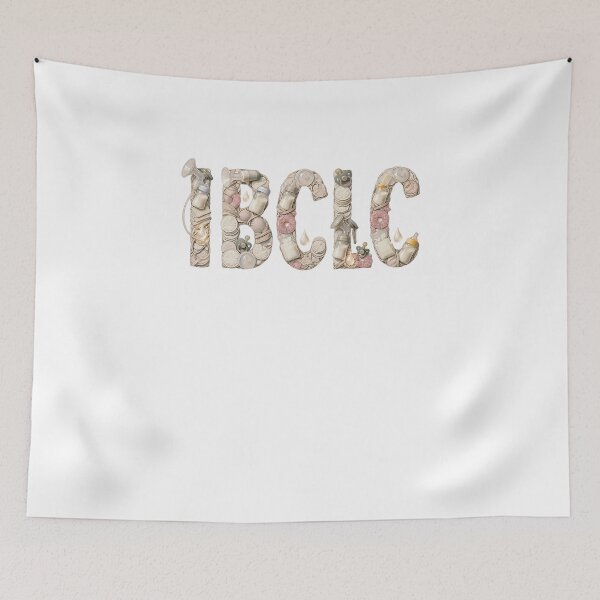 Item preview, IBCLC Letters Breastfeeding Tools Lactation Consultant Art designed and sold by Neurospicy Trolls.