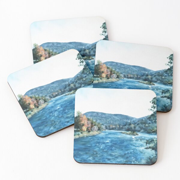 Item preview, Blue River designed and sold by RCWatercolours.