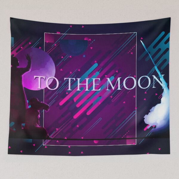 Item preview, To the Moon | Modern Graphic Design designed and sold by Eroshi.