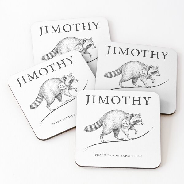 Item preview, Jimothy Raccoon Funny Hot Jimothy Summer Meme designed and sold by NinigFox.