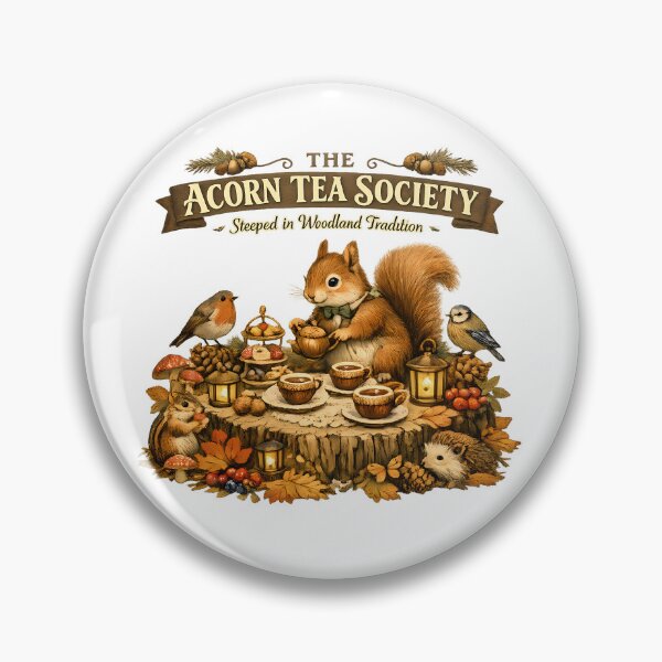 Item preview, The Acorn Tea Society Woodland Squirrel designed and sold by Unica_designs.