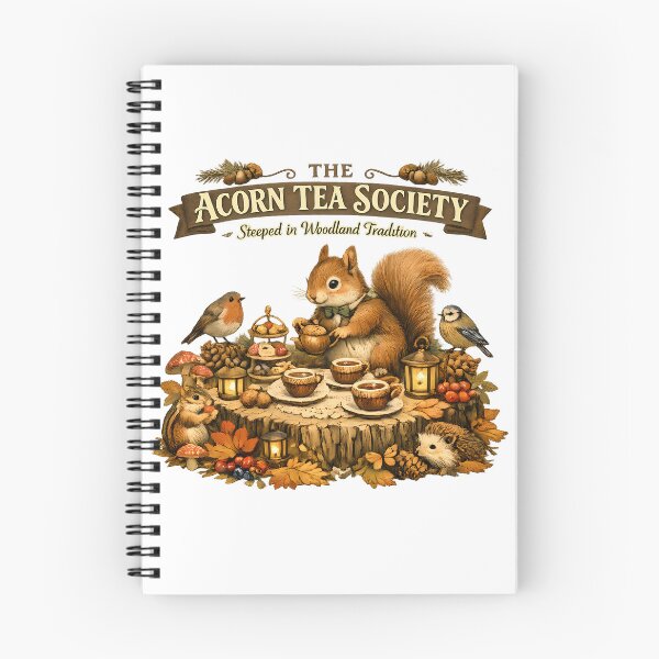 Item preview, The Acorn Tea Society Woodland Squirrel designed and sold by Unica_designs.