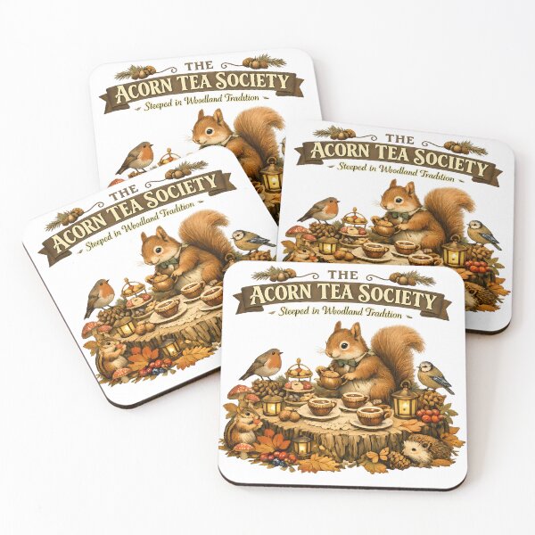 Item preview, The Acorn Tea Society Woodland Squirrel designed and sold by Unica_designs.