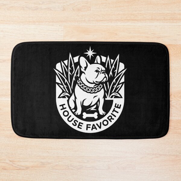 Item preview, House Favorite French Bulldog Bold Vector Crest Illustration designed and sold by ZUMERI.