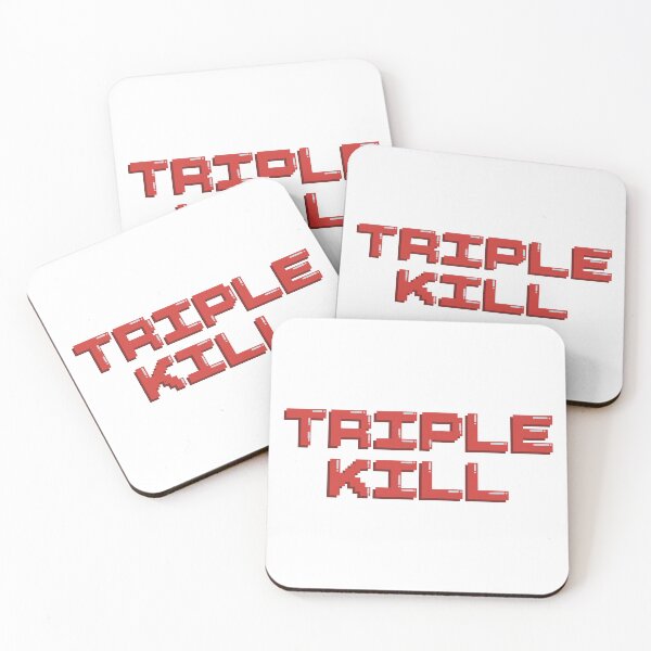 Item preview, Triple Kill Gaming Quote Pixel Art Decal designed and sold by alexmaushaus.