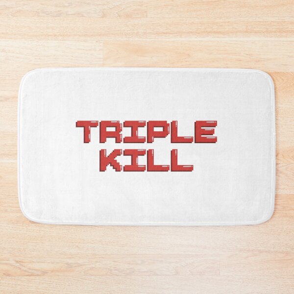 Item preview, Triple Kill Gaming Quote Pixel Art Decal designed and sold by alexmaushaus.