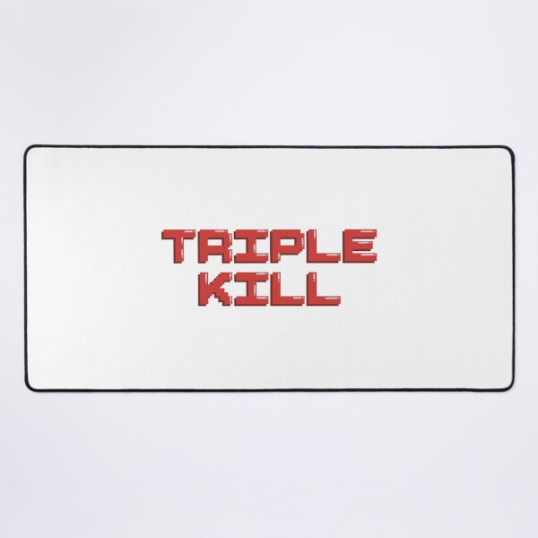 Item preview, Triple Kill Gaming Quote Pixel Art Decal designed and sold by alexmaushaus.