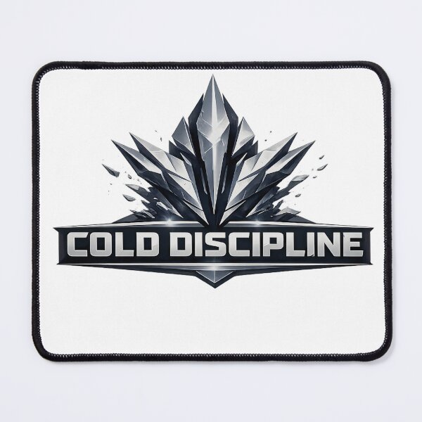 Item preview, Cold Discipline Motivation Quote Design designed and sold by CreativeMindsetLab.