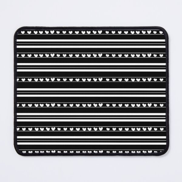 Item preview, Black & White Hearts in Stripes designed and sold by KSimpson838.