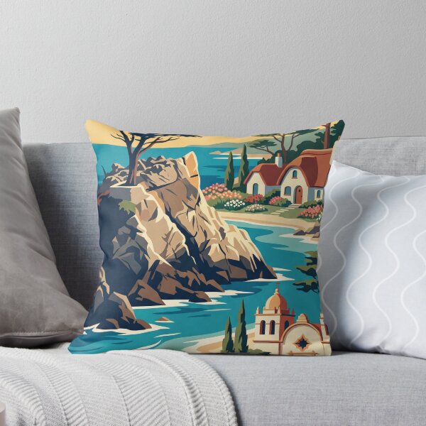 Item preview, Carmel by the Sea Vintage Travel Poster designed and sold by Bomax121.