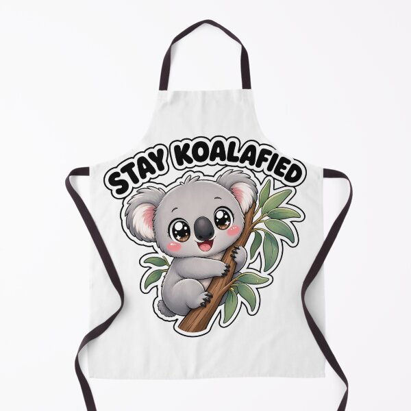 Item preview, Stay Koalafied Cute Koala on the Eucalyptus Kawaii designed and sold by BoosterShop.
