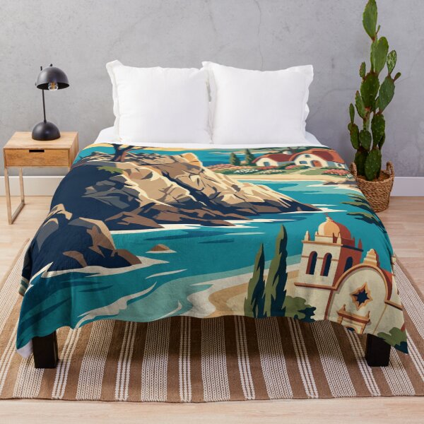 Item preview, Carmel by the Sea Vintage Travel Poster designed and sold by Bomax121.