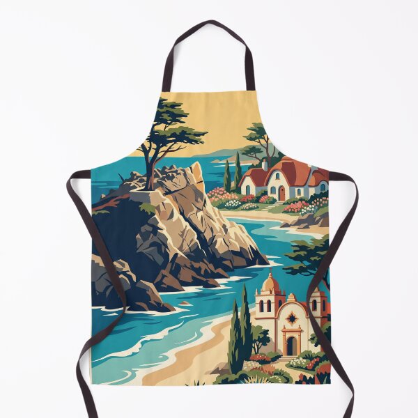 Item preview, Carmel by the Sea Vintage Travel Poster designed and sold by Bomax121.