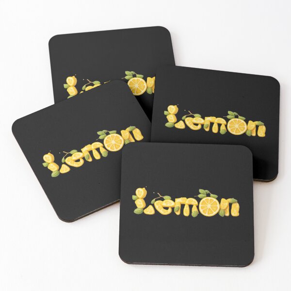 Item preview, Fresh Lemon Word Typography designed and sold by Khadigadesings.