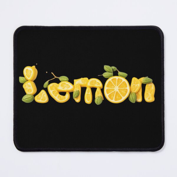 Item preview, Fresh Lemon Word Typography designed and sold by Khadigadesings.