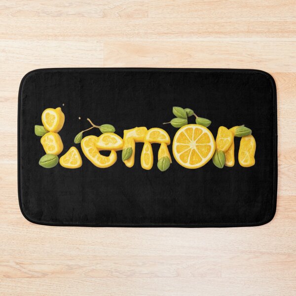 Item preview, Fresh Lemon Word Typography designed and sold by Khadigadesings.