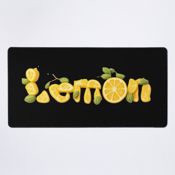 Item preview, Fresh Lemon Word Typography designed and sold by Khadigadesings.