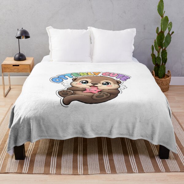 Item preview, Otterly Cute Sweet Otter with Starfish Kawaii designed and sold by BoosterShop.