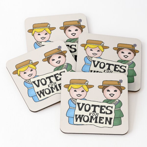 Item preview, Little Suffragettes  - Votes For Women designed and sold by Unhinged Heather.