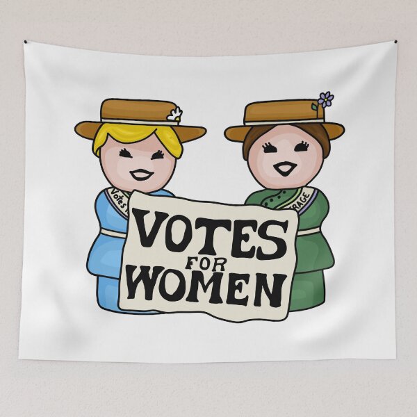 Item preview, Little Suffragettes  - Votes For Women designed and sold by Unhinged Heather.