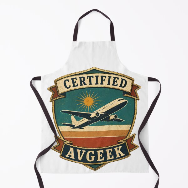 Item preview, Certified Avgeek Vintage Aviation Emblem Crest Proud Plane Lover Pilot Gift designed and sold by EMaviation_.