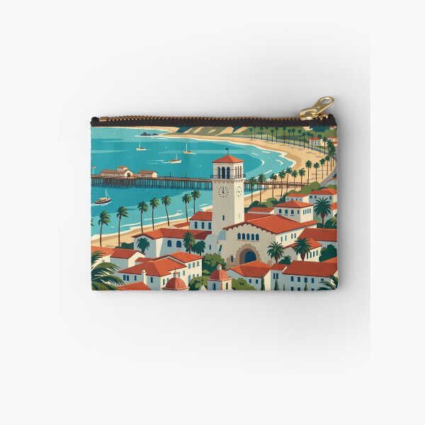 Item preview, Santa Barbara California Vintage Travel Poster designed and sold by Bomax121.