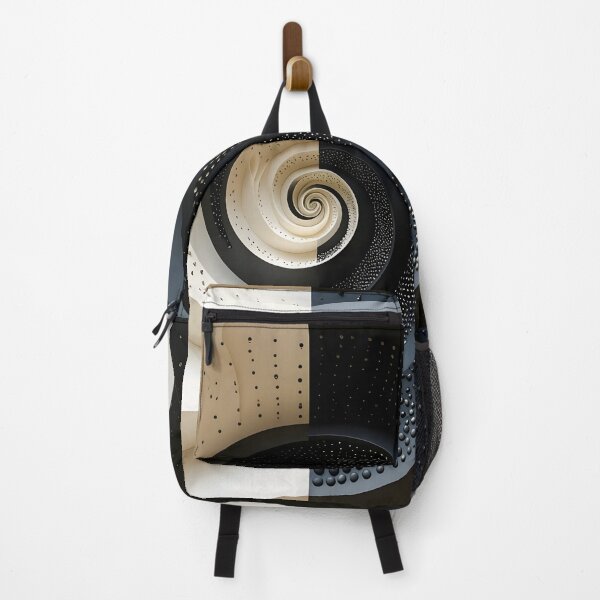 Item preview, Symmetrical Black and White Spiral Design designed and sold by Vicky Brago-Mitchell®.