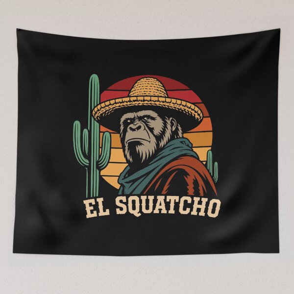 Item preview, El Squatcho Bigfoot designed and sold by MTDesignLab.