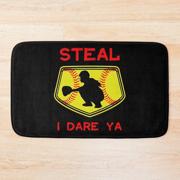 Item preview, Softball Catcher Steal I Dare Ya Funny Player Girls  designed and sold by DoodleUrban.