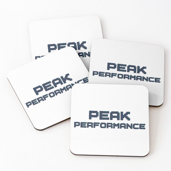 Item preview, Peak Performance Gaming Quote Pixel Art Decal designed and sold by alexmaushaus.
