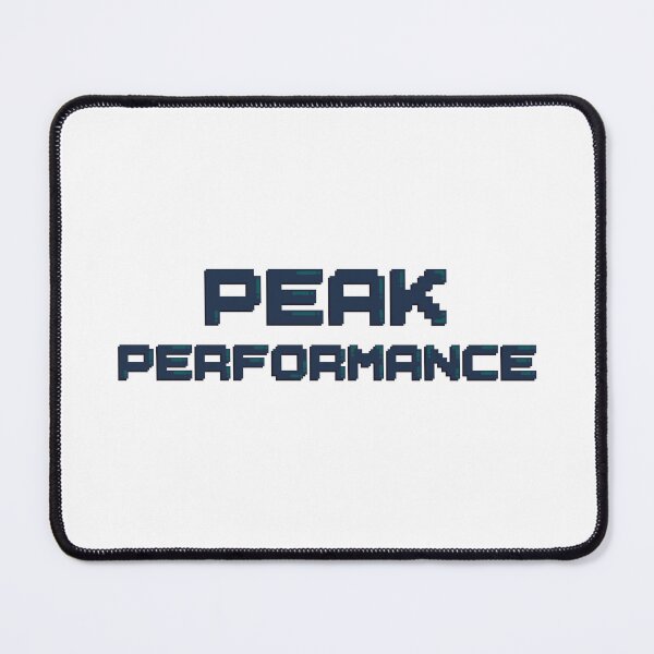 Item preview, Peak Performance Gaming Quote Pixel Art Decal designed and sold by alexmaushaus.