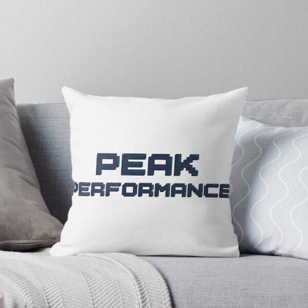 Item preview, Peak Performance Gaming Quote Pixel Art Decal designed and sold by alexmaushaus.