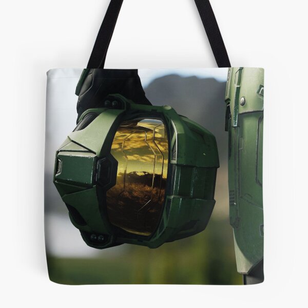 Item preview, Halo Vintage Legendary: UNSC Master Chief Silhouette and Iconic Gaming Quotes Fan Art designed and sold by benja-08.