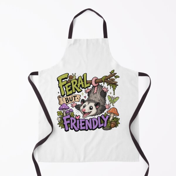 Item preview, Feral But Friendly Cute Possum Goblincore designed and sold by BoosterShop.
