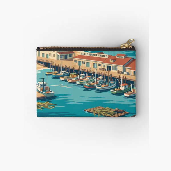 Item preview, Monterey California Vintage Travel Poster designed and sold by Bomax121.