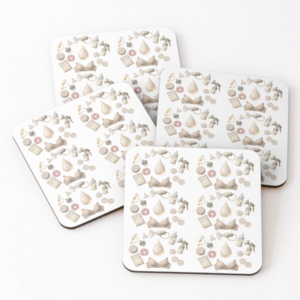 Item preview, Breastfeeding Essentials Flat Lay Pattern Lactation Consultant IBCLC designed and sold by Neurospicy Trolls.