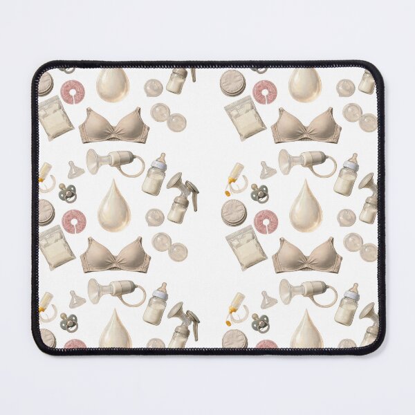 Item preview, Breastfeeding Essentials Flat Lay Pattern Lactation Consultant IBCLC designed and sold by Neurospicy Trolls.