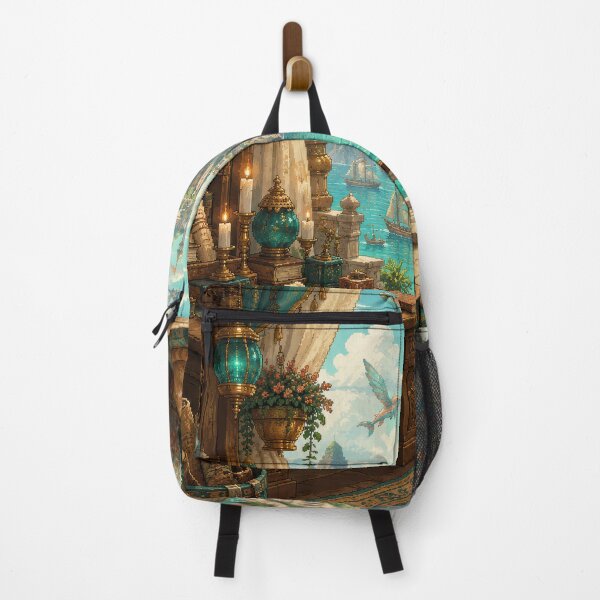 Item preview, The Cartographer's Study Above Skywhale Harbor designed and sold by Sketchlegacy.