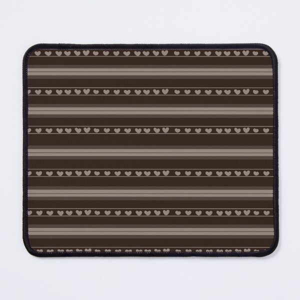 Item preview, Dark Brown & Light Brown Hearts in Stripes designed and sold by KSimpson838.
