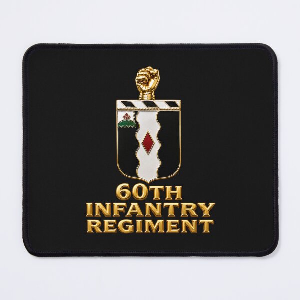 Item preview, COA - Infantry - 60th Infantry Regiment w txt - 3D - Enhanced X 300 designed and sold by Military Insignia Products.