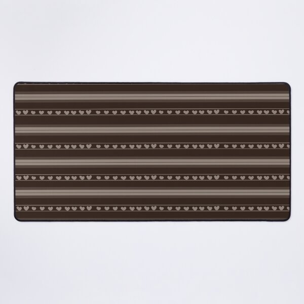 Item preview, Dark Brown & Light Brown Hearts in Stripes designed and sold by KSimpson838.