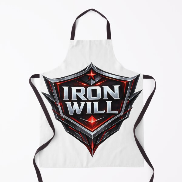 Item preview, Iron Will Motivation Shield Design designed and sold by CreativeMindsetLab.